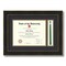 ArtToFrames 8.5x11 inch Diploma Frame with Tassel Opening - Framed with Black and Gold Mats, Comes with Regular Glass and Sawtooth Hanger for Wall Hanging (DT-8.5x11)